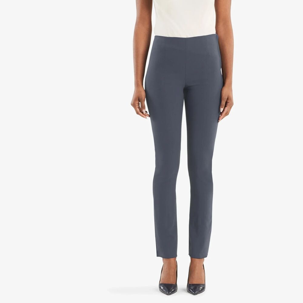 M.M.LaFleur Foster Charcoal Slim Ankle Pants Women's Size 0 Stretch Career